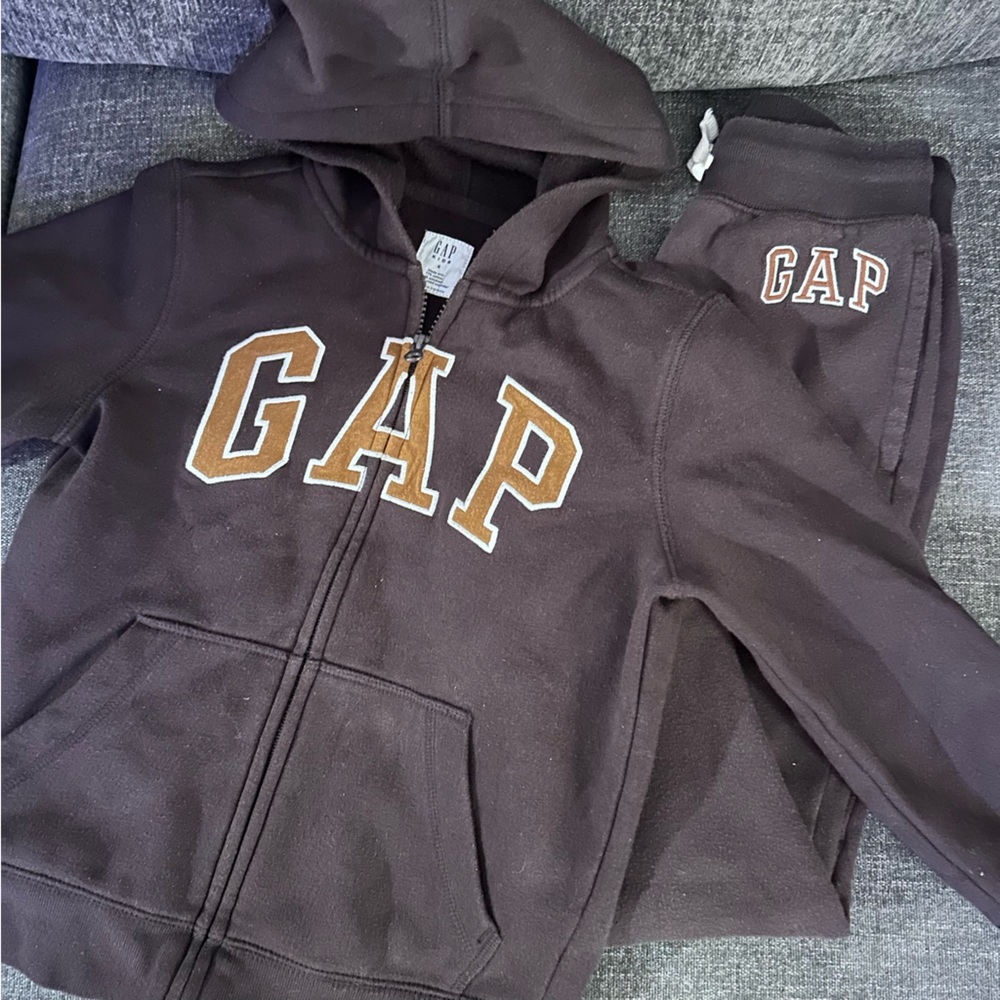 GAP Chocolate Brown Zip-Up Hoodie